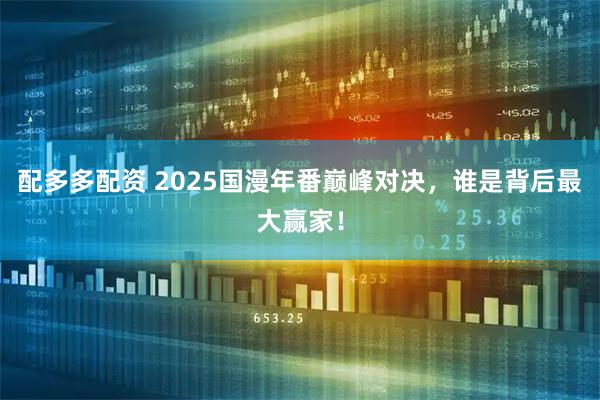 配多多配资 2025国漫年番巅峰对决，谁是背后最大赢家！