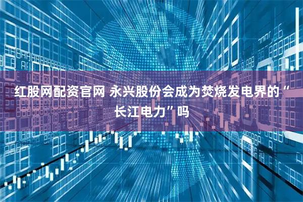 红股网配资官网 永兴股份会成为焚烧发电界的“长江电力”吗